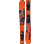 QST Spark S JR alpinskidor Barn Flame/Copen Blue/Black 133