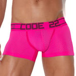 Code 22 Kalsonger Motion Push-Up Trunk Chock Rosa X-Large Herr