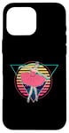 Coque pour iPhone 16 Pro Max Ballerine rétro futuriste Synthwave Vaporwave Ballet Pop