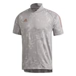 adidas Condivo 20 Ultimate Jersey Maillot d'entraînement Homme, Team Mid Grey/Nude Pearl Essence, FR : XL (Taille Fabricant : XL)