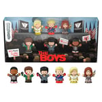 Little People Collector Coffret The Boys en édition spéciale avec 6 Figurines présentées dans Un Emballage Cadeau à Exposer pour Adultes et Fans, HVG72