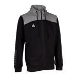 Zip hoodie Oxford, hettejakke herre