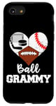 iPhone SE (2020) / 7 / 8 Ball Grammy Funny Football Baseball Hockey Grammy Heart Case