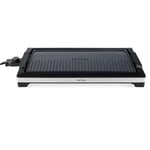 Petra 2 en 1 Gril Électrique – Plaque de Cuisson Double Antiadhésive, Plancha & Gril Rainuré, Bac à Graisse Amovible, Sans PFAS, Contrôle de Température Détachable, Max 250°C, 2200W, PT6244VDE