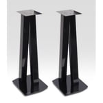 Norstone Walk Stand - Pieds universels design Laqué noir pour enceintes