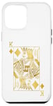 Coque pour iPhone 12 Pro Max Lucky Poker Cards Knight King of Diamonds Game Casino