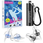 High Fidelity Concert Ear Plugs, 2 Pairs Ear Protection Musician Earplugs for Concerts, Music Festival, Motorcycle, and Other Noise Reduction Events