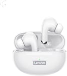 LP5 TWS ThinkPlus True Wireless Earbuds Bluetooth 5.0 IPX-4 Sweat and Water Resistant Noise Cancelling and Touch Control