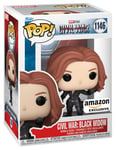 Figurine Funko Pop - Captain America : Civil War [Marvel] N°1146 - Civil War : Black Widow (70092)