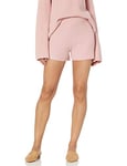 The Drop Faith Short côtelé à enfiler style survêtement pour Femme, Rose Zéphyr, XXL