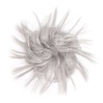 Korkean lämpötilan pörröiset hiusniput pidennykset Fiber Messy Bundle -hiuspalaset kiharat hiukset (Q17-Grey#)