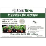 SOLUNEMA - TRAITEMENT MOUCHES DES TERREAUX - 25 MILLIONS NÉMATODES