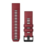 Garmin QuickFit armband 26 mm silikon, Marsala/grafit