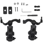 Tactical Headset Holder Helmet-Mounted Accessory Rail Adaptor Kit5224