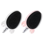 Portable Hair Massage Brush Hair Styling Detangler Brush Hairdressing Tool F LSO