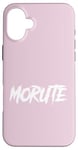 Coque pour iPhone 16 Plus Morute Aesthetic Poupée effrayante + Mignon Horreur Goth Dents