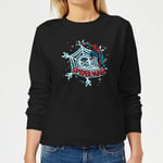 Marvel The Amazing Spider-Man Snowflake Web Pull de Noël Femme - Noir - XS