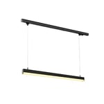 SLV SIGHT TRACK Spot LED triphasé 3 phases, spot de plafond, plafonnier, système de rail, éclairage intérieur / 3000 K 40 W 3100 lm noir