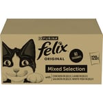 FELIX ORIGINAL Mixed Menu in Jelly Wet Cat Food 120x85g