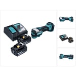 DTM52RG Découpeur-ponceur multifonction sans fil 18V Starlock Max Brushless + 2x Batteries 6,0 Ah + Chargeur - Makita