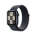 Apple Watch SE GPS 40mm Midnight Aluminium Case with Ink Sport Loop