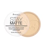 3607345064505 Stay Matte Powder puder prasowany 001 Transparent 14g Rimmel