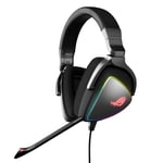 ASUS ROG Delta RGB Gaming Headset with Hi-Res ESS Quad-DAC, Circular RGB Lightin