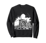 American Semi Truck Sweatshirt