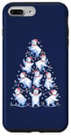 Coque pour iPhone 7 Plus/8 Plus Ours polaire Arbre de Noël Drôle Ours de glace Vacances