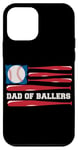 iPhone 12 mini Dad of Ballers American Flag Funny Baseball Papa Fathers Day Case