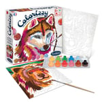 SentoSphère - COLORIZZY - ANIMAUX DE LA FORET - Peinture par Numéros - Kit Loisir Créatif - A partir de 6 ans - Fabriqué en France