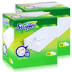 Swiffer Recharge de lingettes sèches "Olympia", lot de 2 (2 x 36 lingettes)