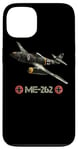 Coque pour iPhone 13 La Seconde Guerre mondiale 2 avion de chasse allemand ME 262