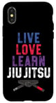 iPhone X/XS Jiu Jitsu Belt Colors Live Learn Love Jiu Jitsu Case