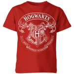 T-Shirt Enfant Blason de Poudlard - Harry Potter - Rouge - 3-4 ans