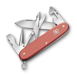 Victorinox Couteau Suisse Pioneer X Alox Édition Limitée 2025, Multitool, Couteau Suisse, 9 Fonctions, Lame, Tournevis, Rouge