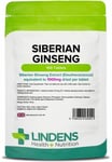 Siberian Ginseng 1000mg 100 Tablets Energy, Stress and Immune health Lindens