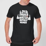 The Flintstones Loyal Order Of Water Buffalo Member Men's T-Shirt - Black - XXL - Noir