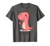 Tea REX happy pink dinosaur T-Shirt