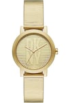 DKNY Montre pour femme Soho d mouvement quartz/3 aiguilles boîtier 34mm avec bracelet en acier inoxydable NY6670