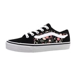 Vans Femme Filmore Decon Basket, Fall Floral Black, 38 EU