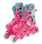 Barbie Adjustable Inline Skates Pink Medium Outdoor Skating Skatepark Kids