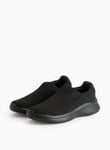 Tu Black Slip-On Wedge Sole Trainers 6 male