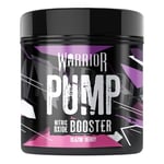 Warrior Pump Non Stim Pre-Workout Powder 225g – Nitric Oxide Supplement – Contains Citrulline Malate, Cyclic Dextrin for Energy, Focus, and Performance – 30 Servings (Blazin Berry)