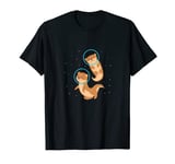 Otter Space Stars Sea Otters Astronomy Astronaut T-Shirt