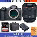 Canon EOS R5 + RF 50mm F1.2L USM + SanDisk 128GB UHS-II SDXC 300 MB/s + Canon LP-E6NH + Sac + Guide PDF MCZ DIRECT '20 TECHNIQUES POUR RÉUSSIR VOS PHOTOS