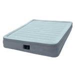 Matelas Gonflable 2 Places Électrique "Fibertech" 33cm Gris