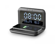 Cellularline Smart Clock - Trådlös Väckarklocka med Qi-laddning