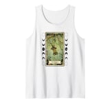 The Hanged Man Frog Tarot Style Graphic, Cool Novelty Frog Tank Top