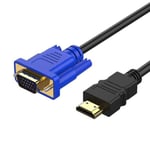 hdmi till vga-kabel HDMI till VGA 1,8 m HD HDTV till värdvideokoppling kabel